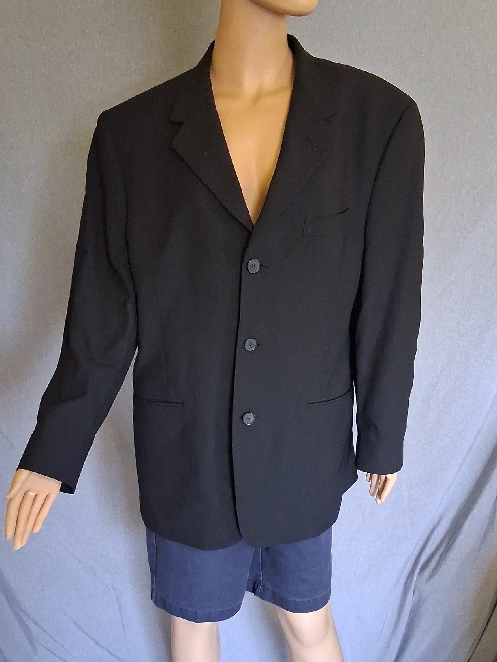 Kenneth Cole Black Lined Suit Jacket